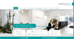 Desktop Screenshot of gefaesspraxis-in-dortmund.de